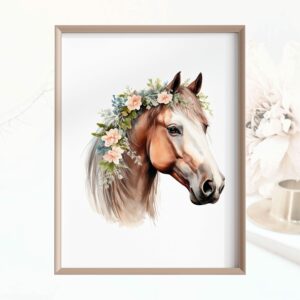Posterbild Kinderposter Pferd Kinderzimmer
