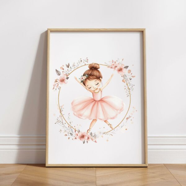 Posterbild Kinderposter Ballerina Kinderzimmer – Bild 4