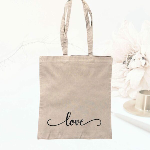 Stofftasche Baumwolltasche love Einkaufstasche