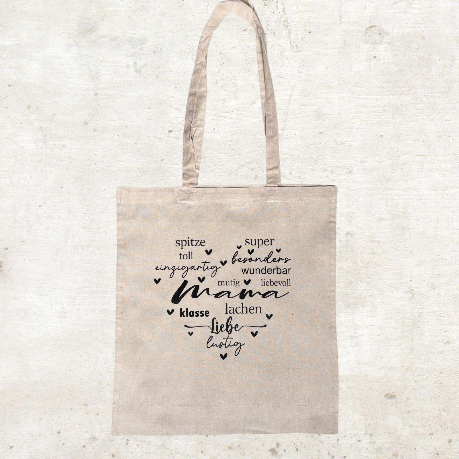 Stofftasche Baumwolltasche Mama Einkaufstasche