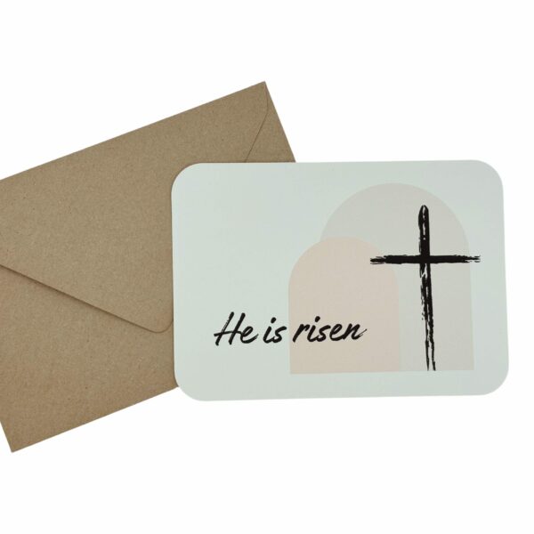 Christliche Osterkarten Set 5-er Set Bundle Grußkarte Postkarte Ostergruß Kreuz Jesus – Bild 4