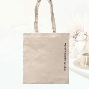 Stofftasche Baumwolltasche Spruch lächeln Einkaufstasche