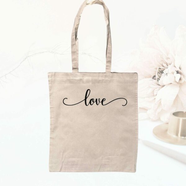 Stofftasche Baumwolltasche love Einkaufstasche
