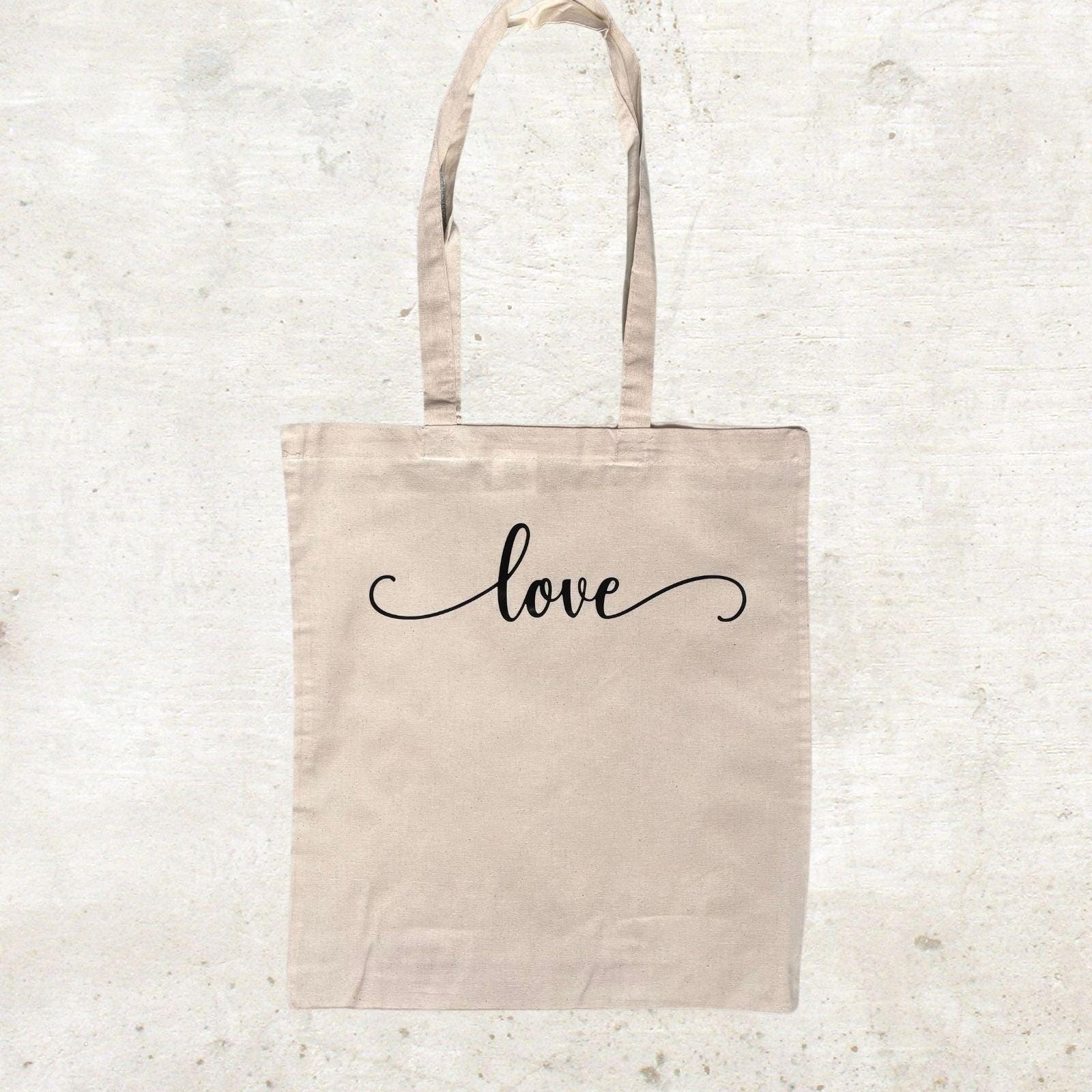 Stofftasche Baumwolltasche love Einkaufstasche