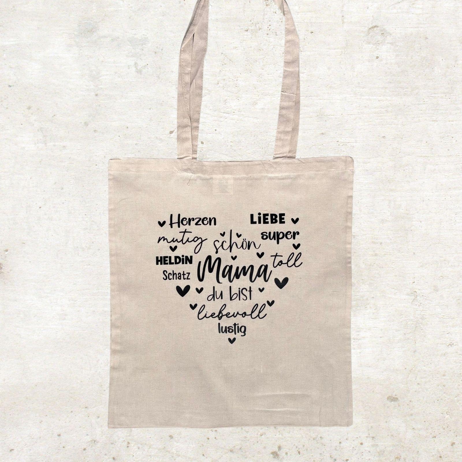 Stofftasche Baumwolltasche Mama Einkaufstasche