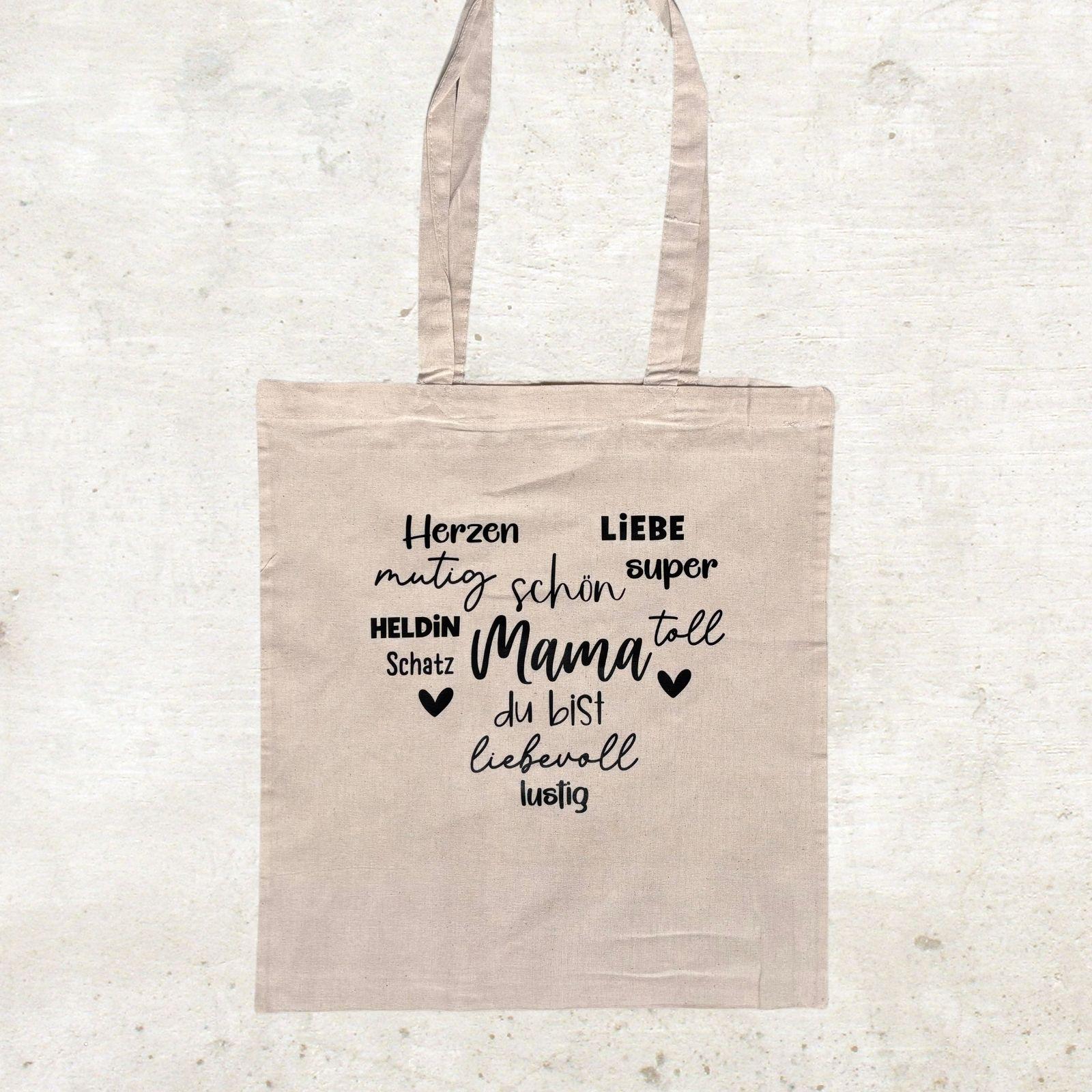 Stofftasche Baumwolltasche Mama Einkaufstasche