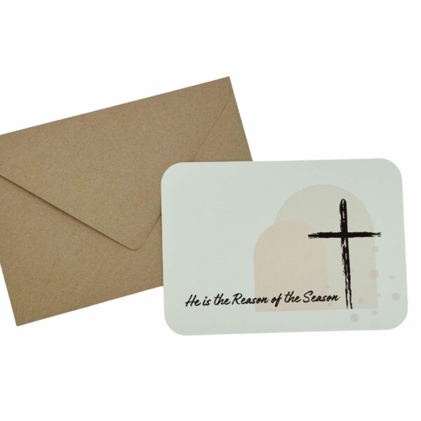Christliche Osterkarten Set 5-er Set Bundle Grußkarte Postkarte Ostergruß Kreuz Jesus – Bild 5