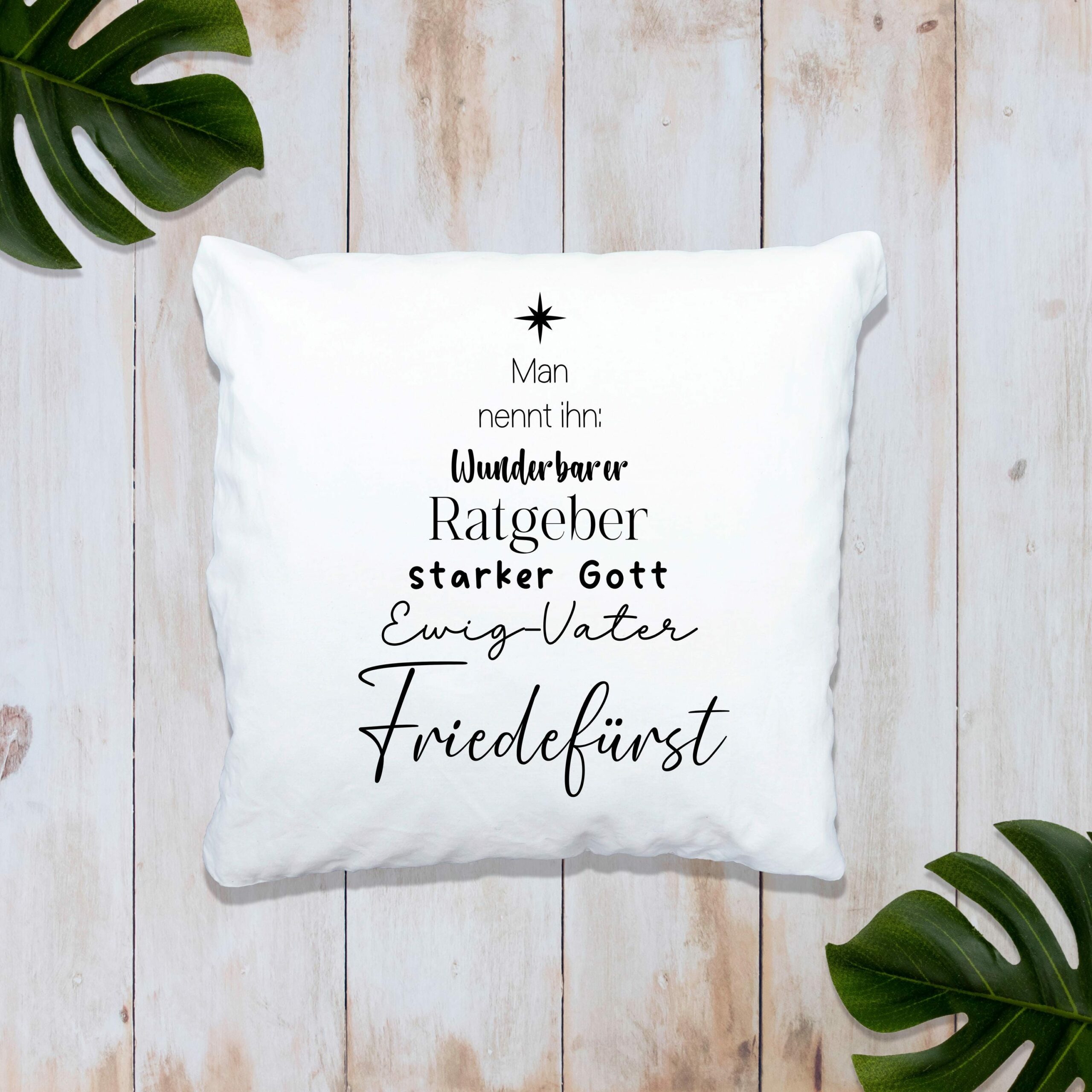 Christliche Kissenhülle I Kissen I Bibelvers I christliche Geschenkidee I Kissenbezug