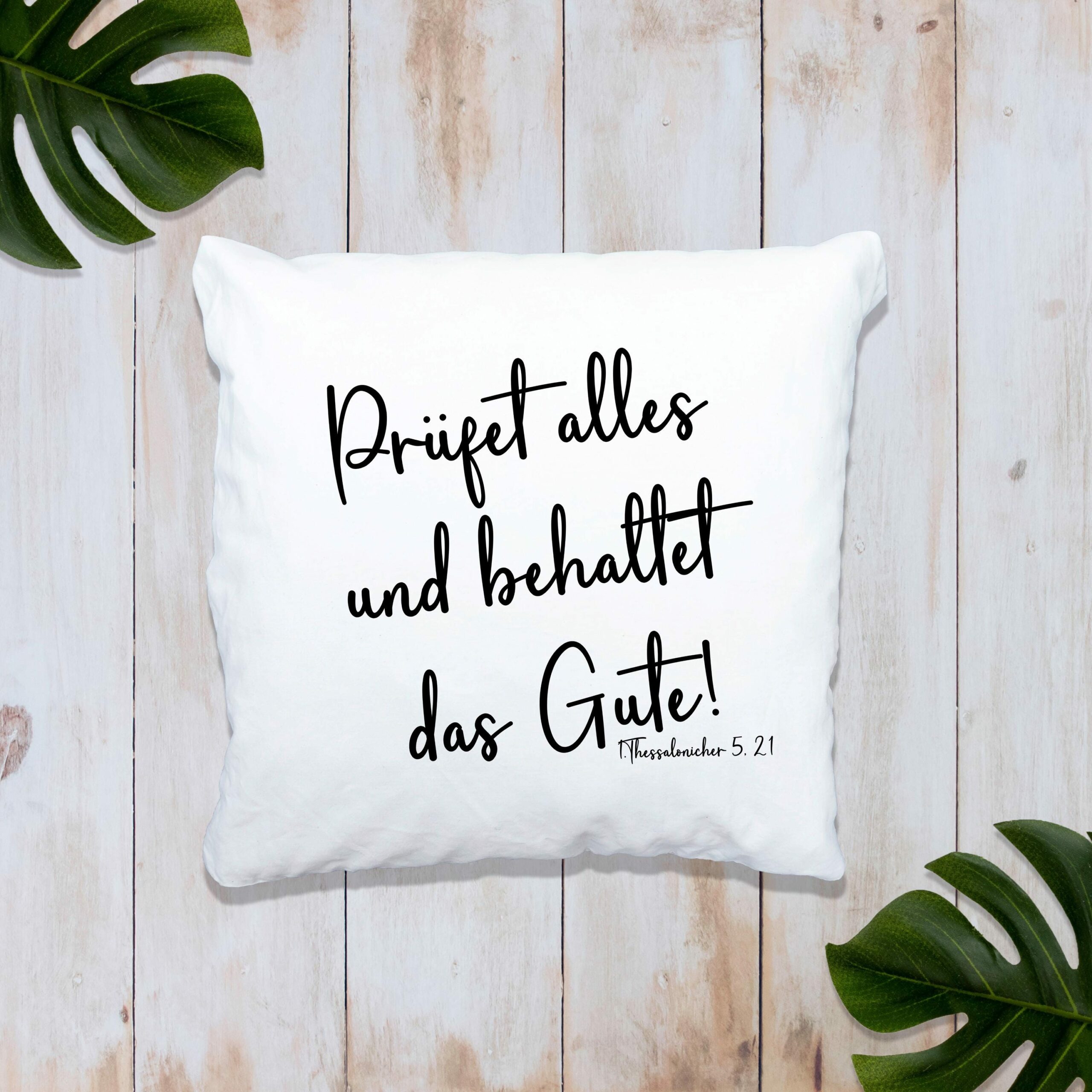 Christliche Kissenhülle I Kissen I Bibelvers I christliche Geschenkidee I Kissenbezug