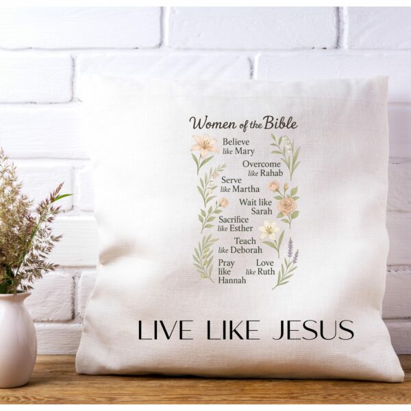 Christliche Kissenhülle I Kissen I Bibelvers I christliche Geschenkidee I Kissenbezug – Bild 3