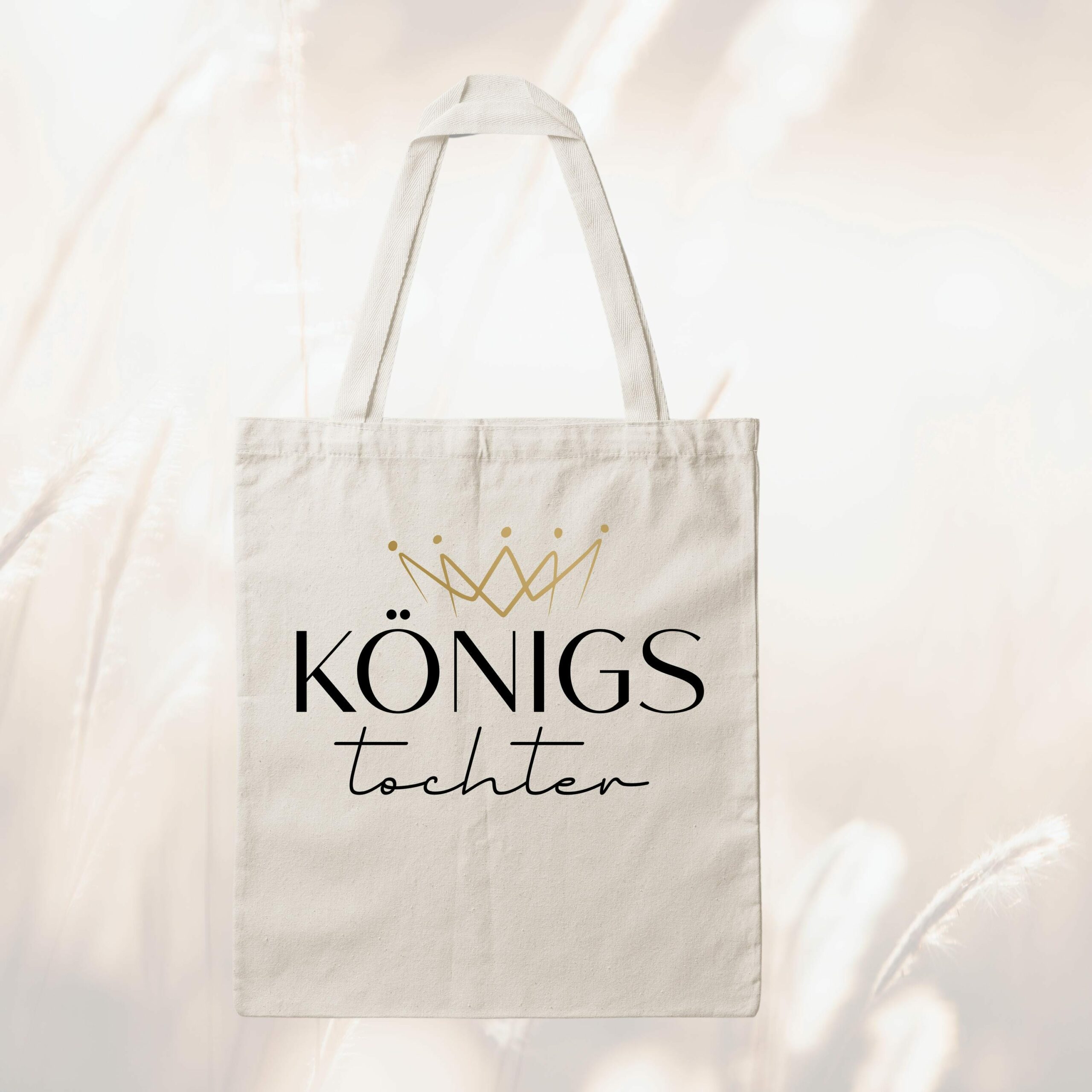 Bedruckte Baumwolltasche – Königstochter