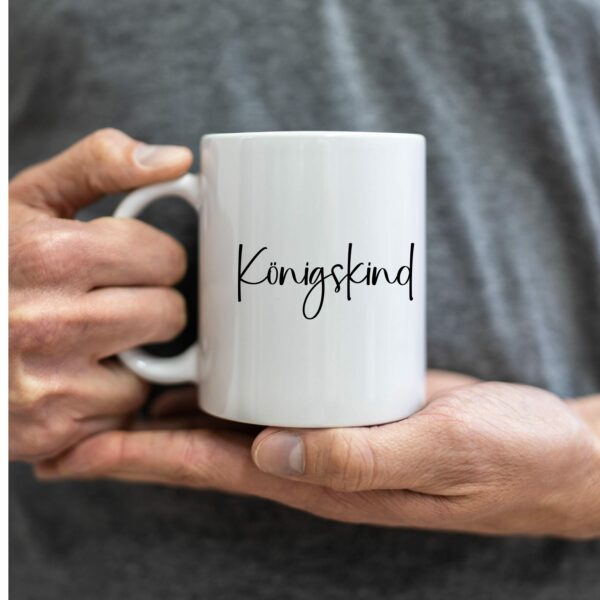 Weiße Tasse Königskind christliches Motiv Keramiktasse Geschenk Kaffee Tee Tasse christlich – Bild 8