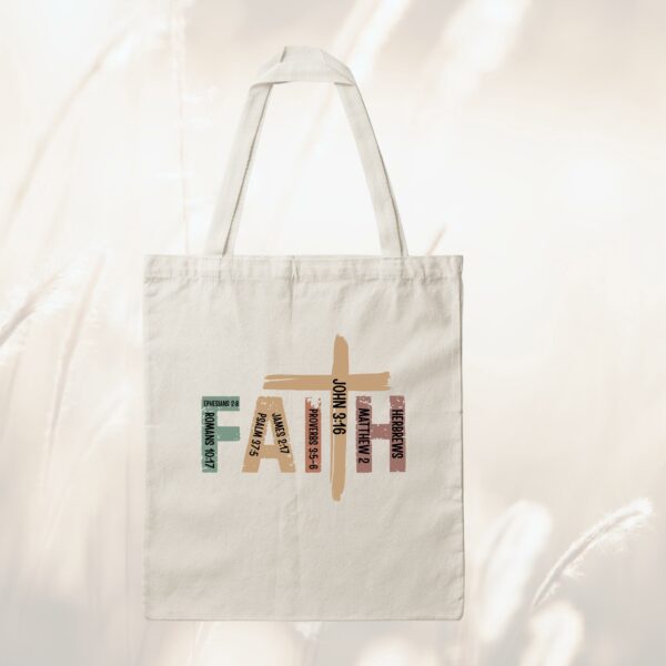 Bedruckte Baumwolltasche - FAITH – Bild 4