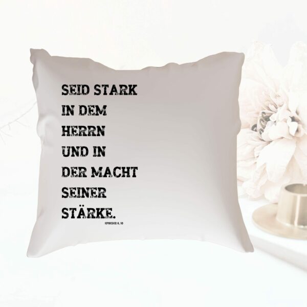 Christliche Kissenhülle I Kissen I Bibelvers I christliche Geschenkidee I Kissenbezug