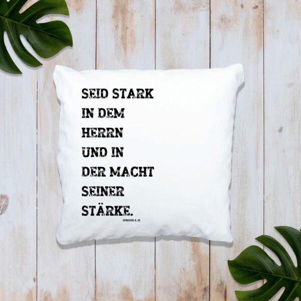 Christliche Kissenhülle I Kissen I Bibelvers I christliche Geschenkidee I Kissenbezug – Bild 4