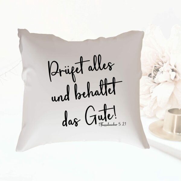 Christliche Kissenhülle I Kissen I Bibelvers I christliche Geschenkidee I Kissenbezug
