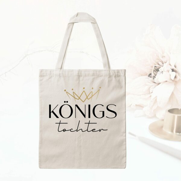 Bedruckte Baumwolltasche - Königstochter