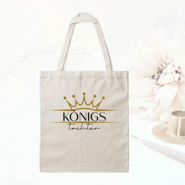 Bedruckte Baumwolltasche - Königstochter