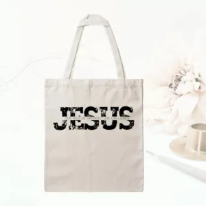 Bedruckte Baumwolltasche I Jesus I Weg I Wahrheit I Leben