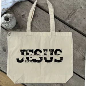 Bedruckte Baumwolltasche I christliche Botschaft I Einkaufstasche I Jesus|der Weg, die Wahrheit, das Leben| Geschenk