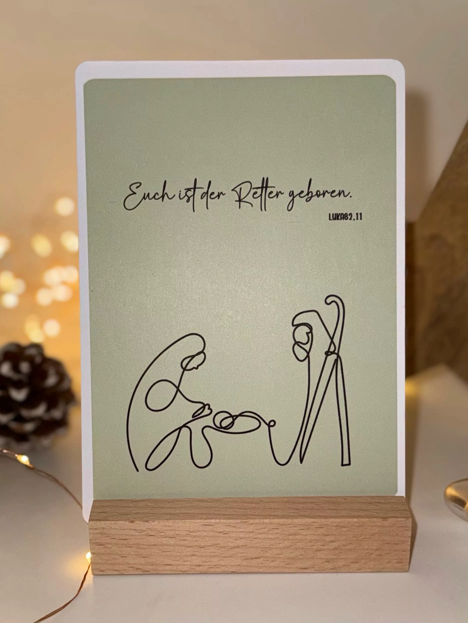 Weihnachtskarten christlich 5-er Set Bundle
